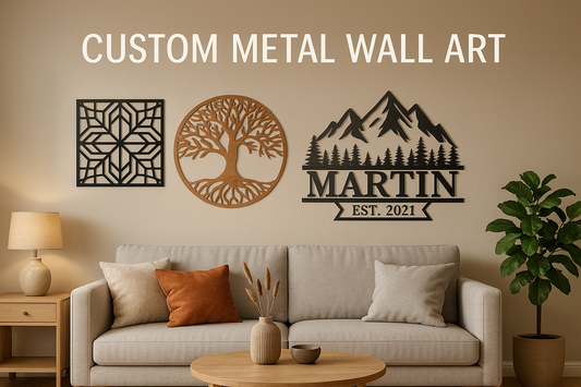 Custom Metal Wall Art for Your Home
