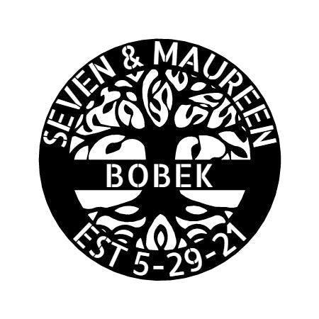 Lake Scene Metal Sign - Personalized Gifts - Custom Campfire and Camper Decor Sign