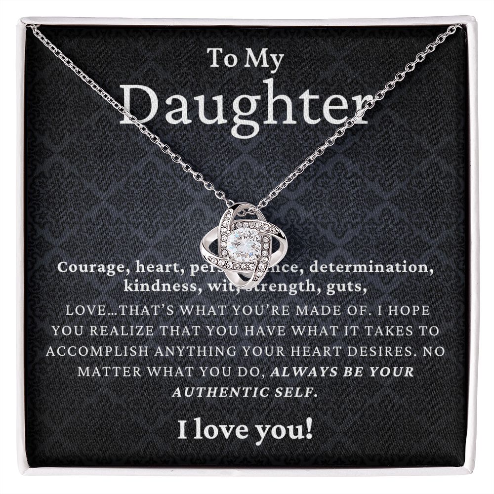 Engraved shops daughter necklace