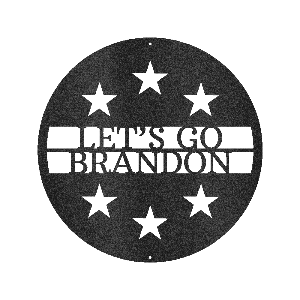 6 Star Personalized Gifts - Custom Metal Sign Black