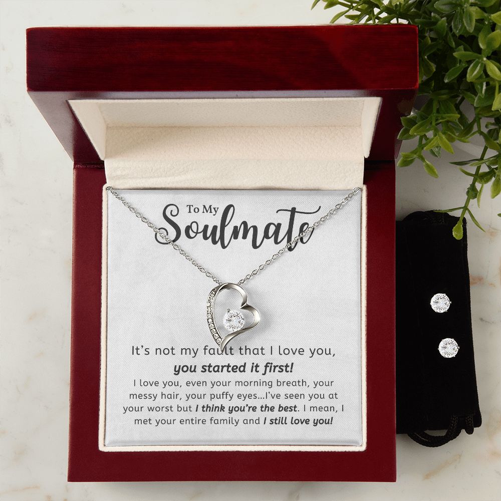 I Think You're The Best Gift For Soulmate Forever Love Necklace