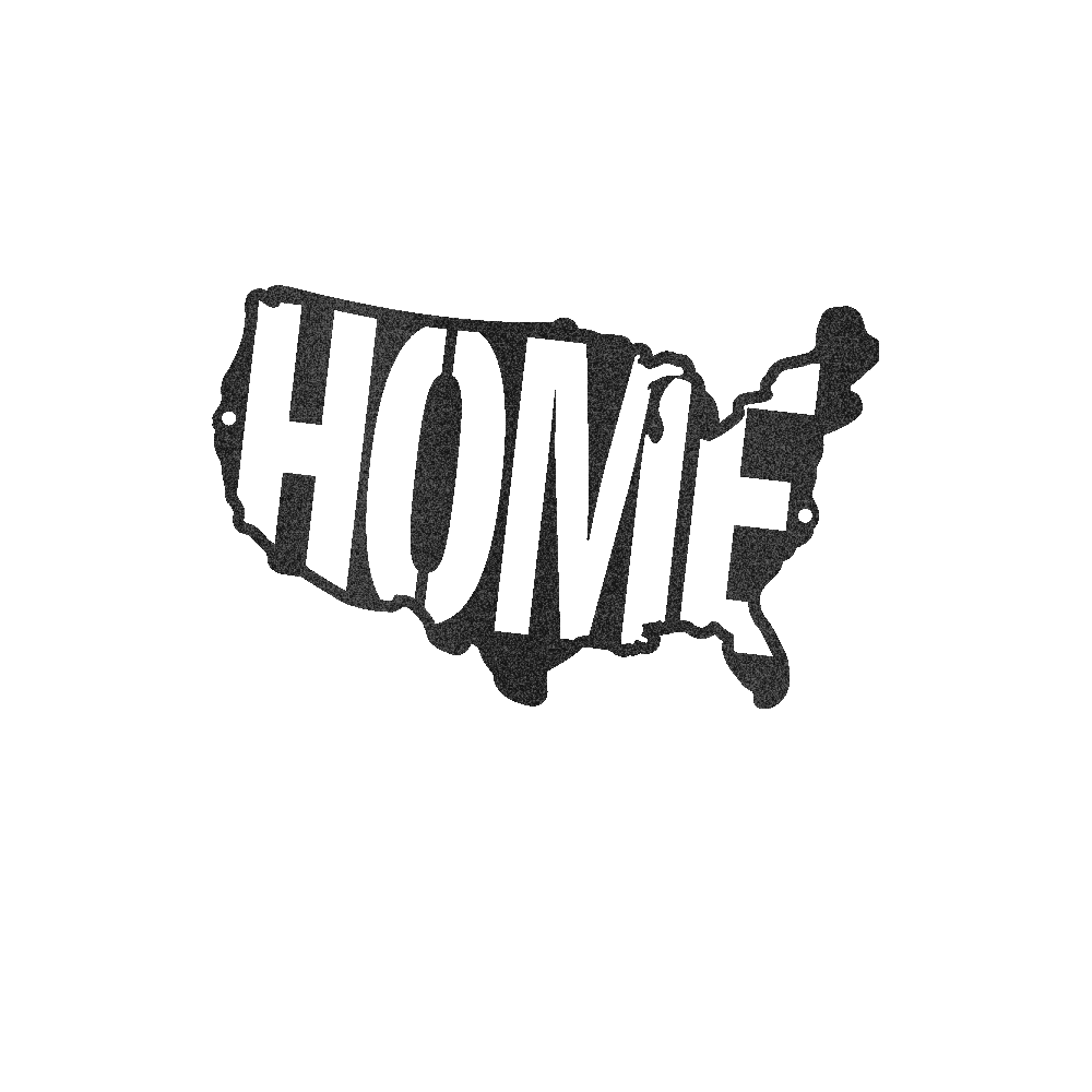 Patriotic USA Home Metal Wall Art Classic Metal Sign - Precious Engraved