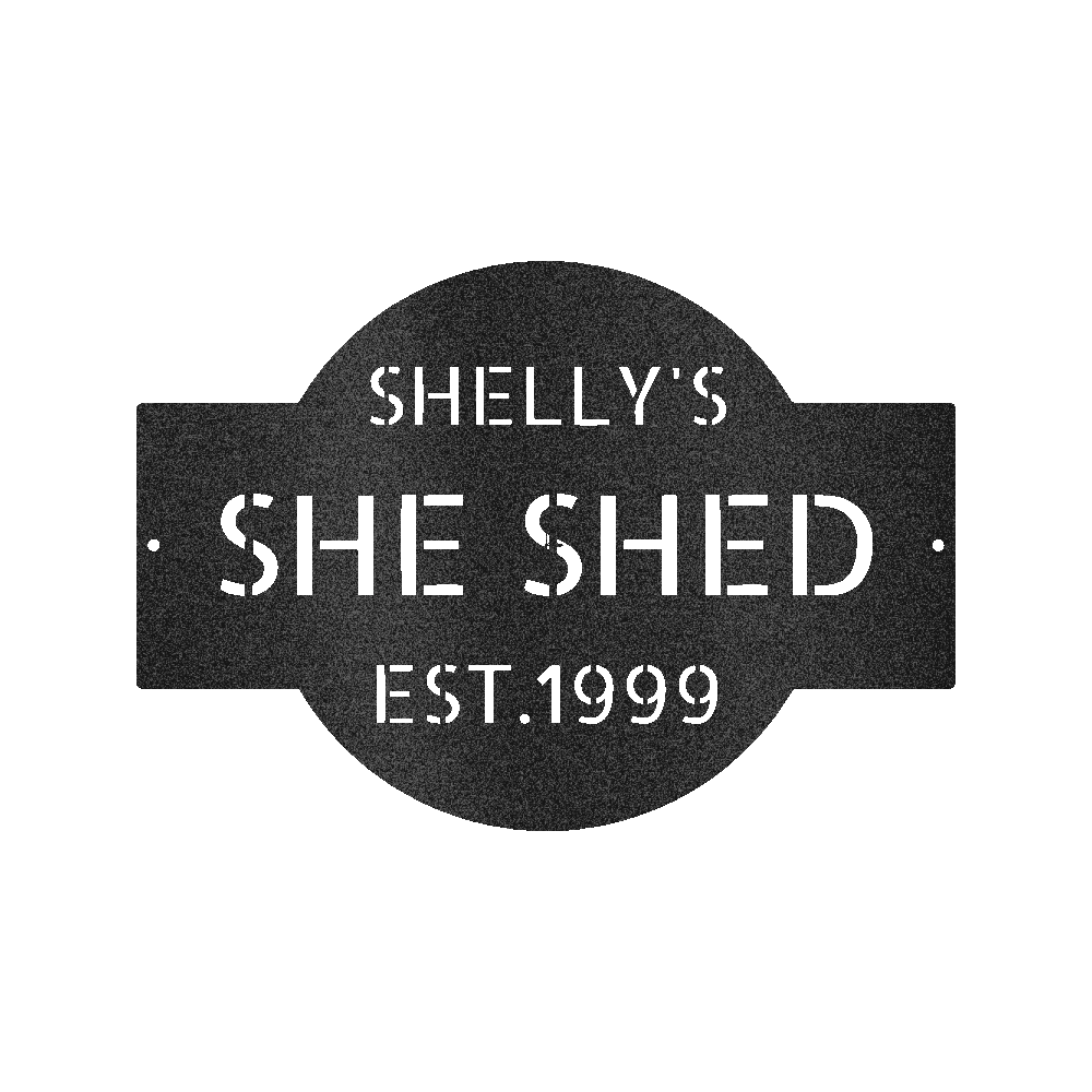 Custom Plaque Personalized Gifts - Custom Metal Sign Black