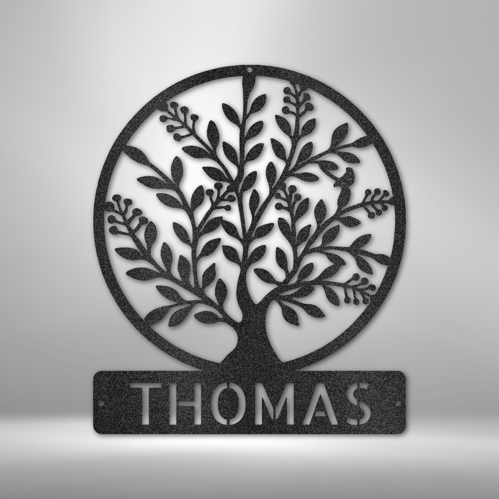 Family Tree Personalized Gifts - Custom Metal Sign