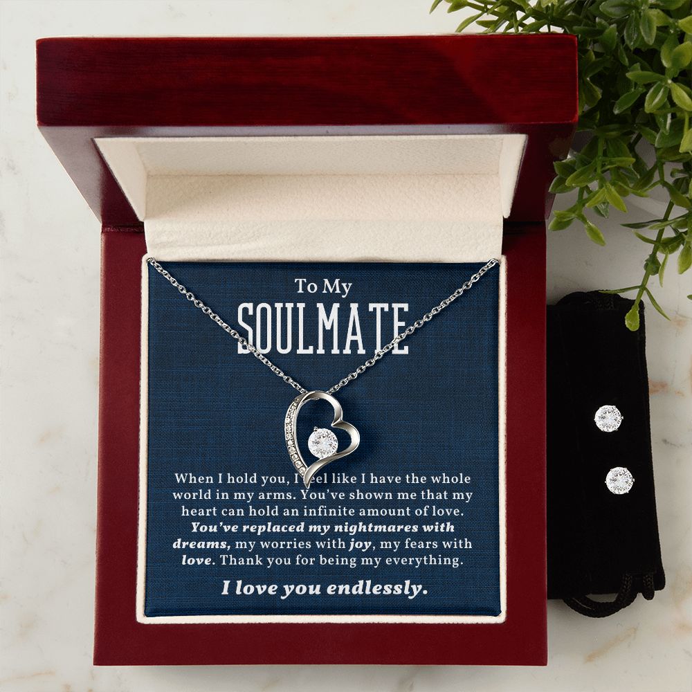 You Have Replaced My Nightmare With Dream Gift For Soulmate Forever Love Necklace