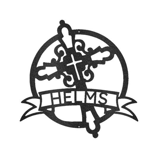 Custom Name Sewing Room Personalized Metal Sign