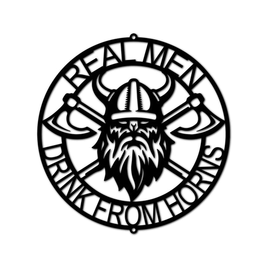 Battle Axe Plaque Personalized Gifts - Custom Metal Sign