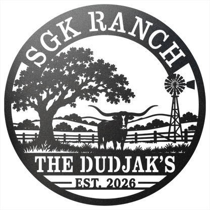 9475 - Custom Ranch Quote Black