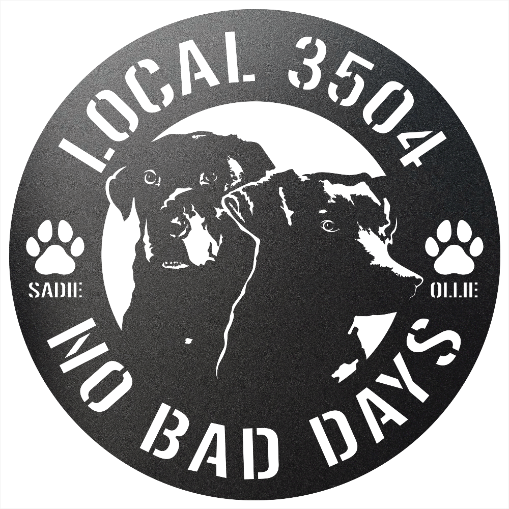 8808 - Custom Steel Wall Decor Black