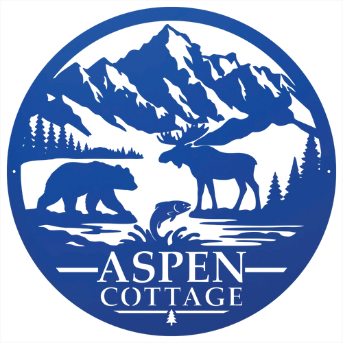 9568 - Mountain Sign Blue