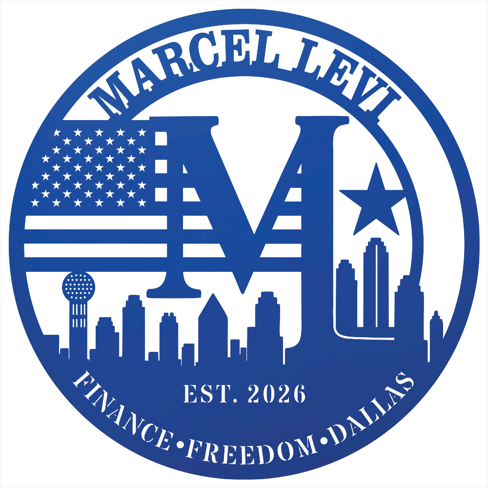 9118 - Dallas Skyline Monogram Metal Wall Art Blue