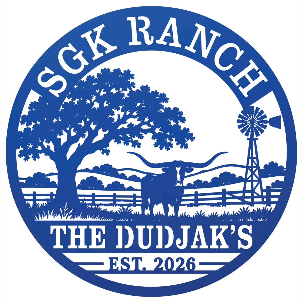 9475 - Custom Ranch Quote Blue