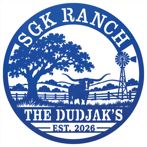 9475 - Custom Ranch Quote Blue