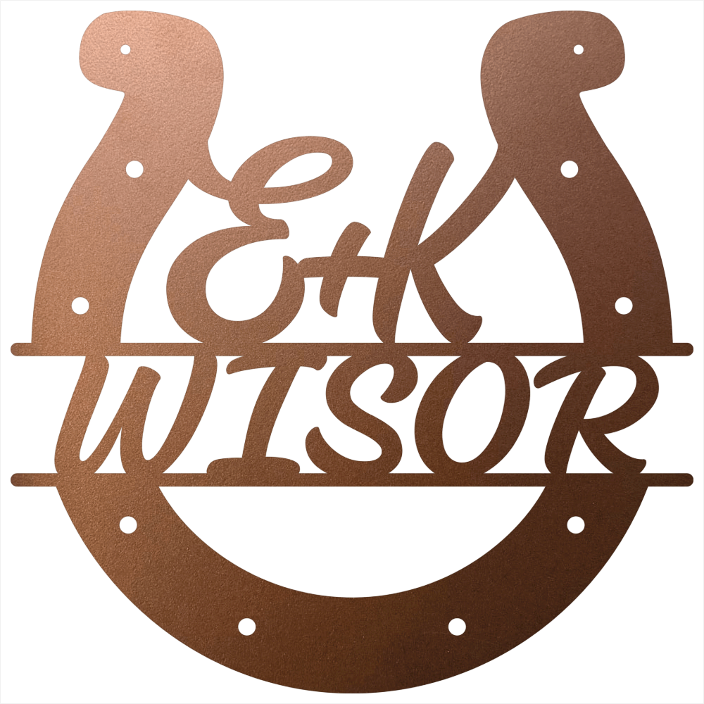 Custom Horseshoe Quote Copper