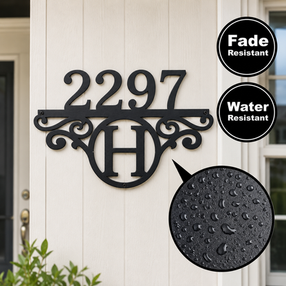 Custom Metal Wall Art - Personalized Address Sign