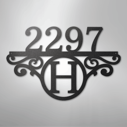 Custom Metal Wall Art - Personalized Address Sign