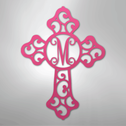 Custom Metal Wall Art - Personalized Christian Sign Pink