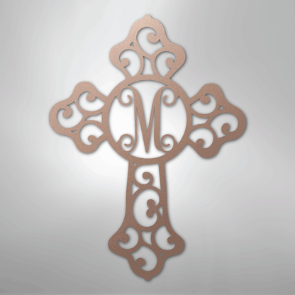 Custom Metal Wall Art - Personalized Christian Sign Rose