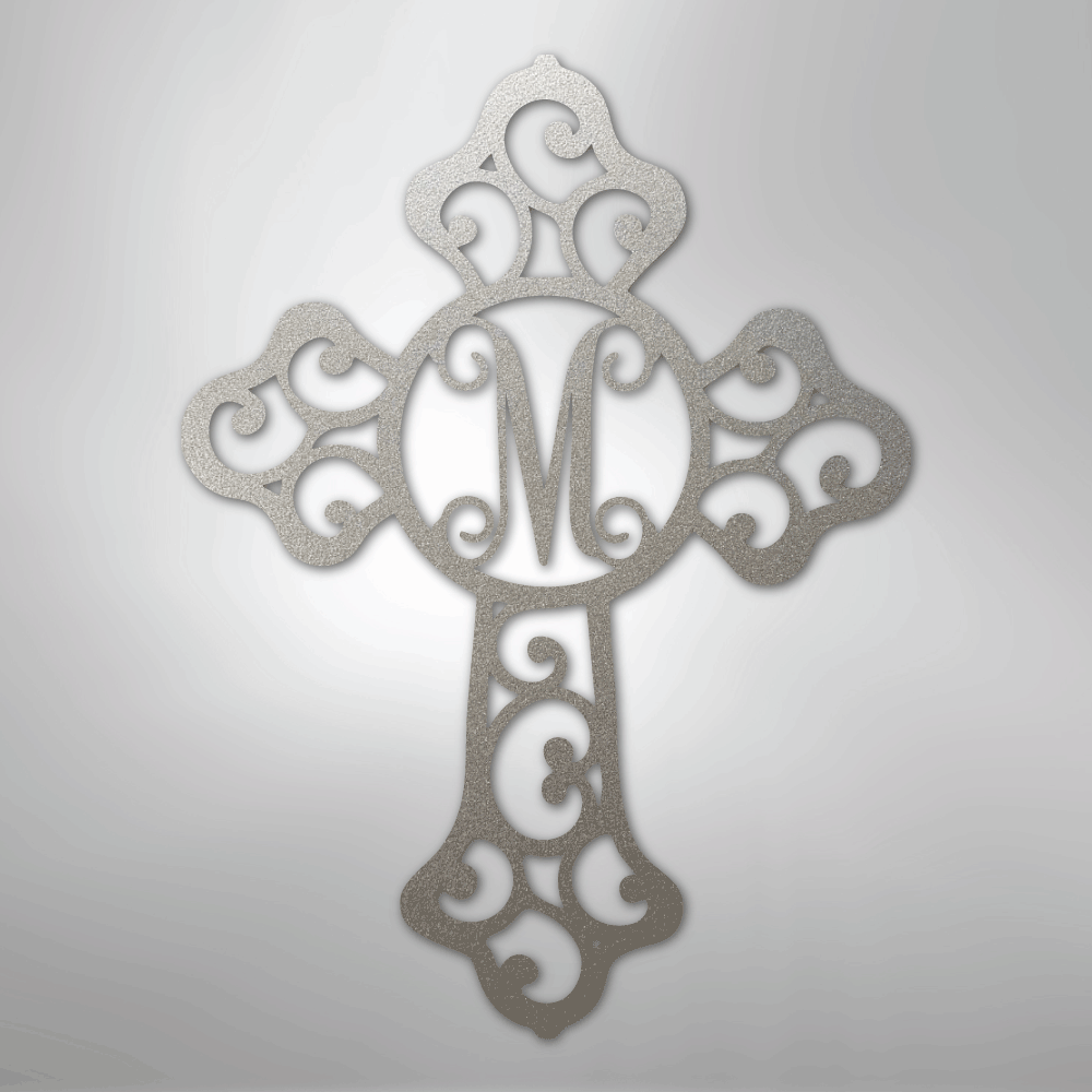 Custom Metal Wall Art - Personalized Christian Sign Silver