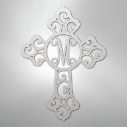 Custom Metal Wall Art - Personalized Christian Sign White