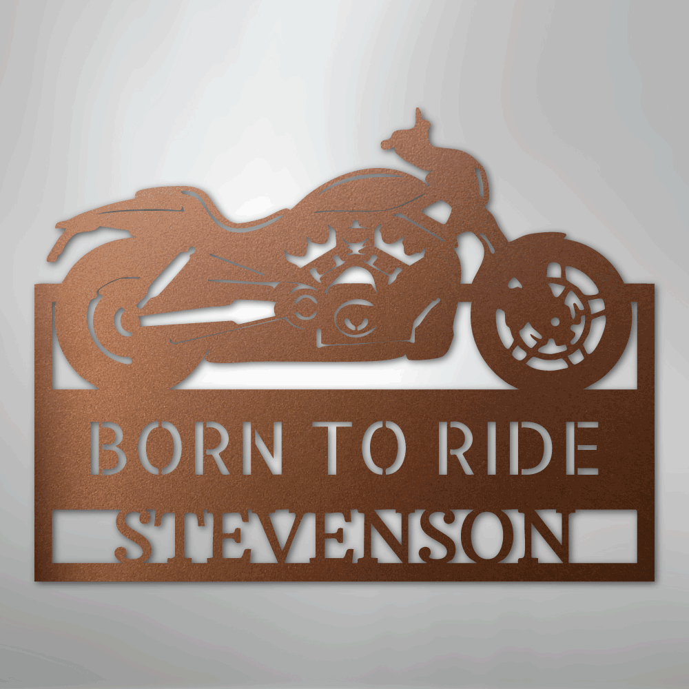 Custom Metal Wall Art - Personalized Car Garage Steel sign Copper