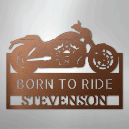 Custom Metal Wall Art - Personalized Car Garage Steel sign Copper