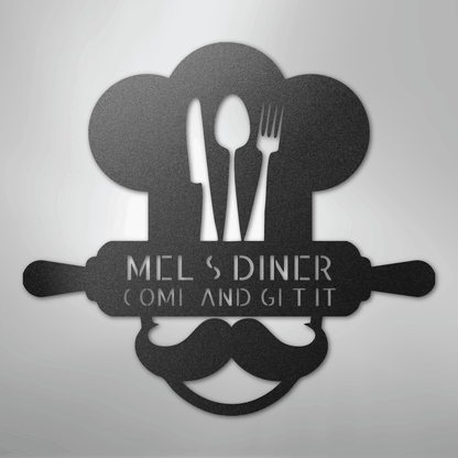 Custom Metal Wall Art - Personalized Kitchen Sign