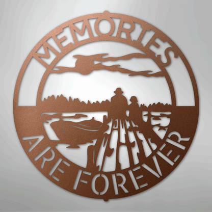 Custom Metal Wall Art - Personalized Family Memories Sign Copper