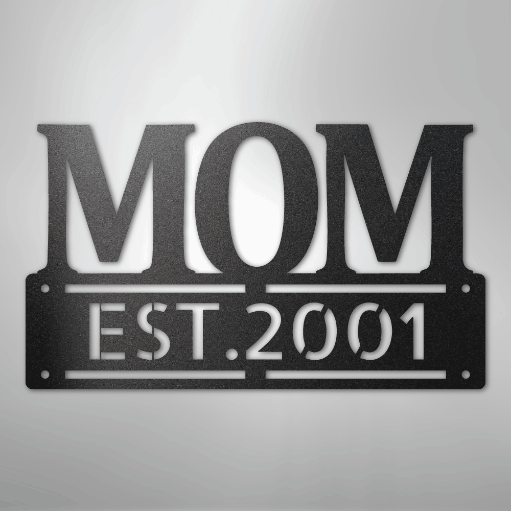 Custom Metal Wall Art - Personalized Mother's Day Name Sign