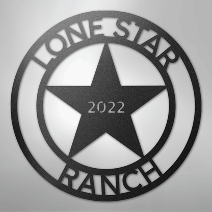 Custom Metal Wall Art - Personalized Texas Sign