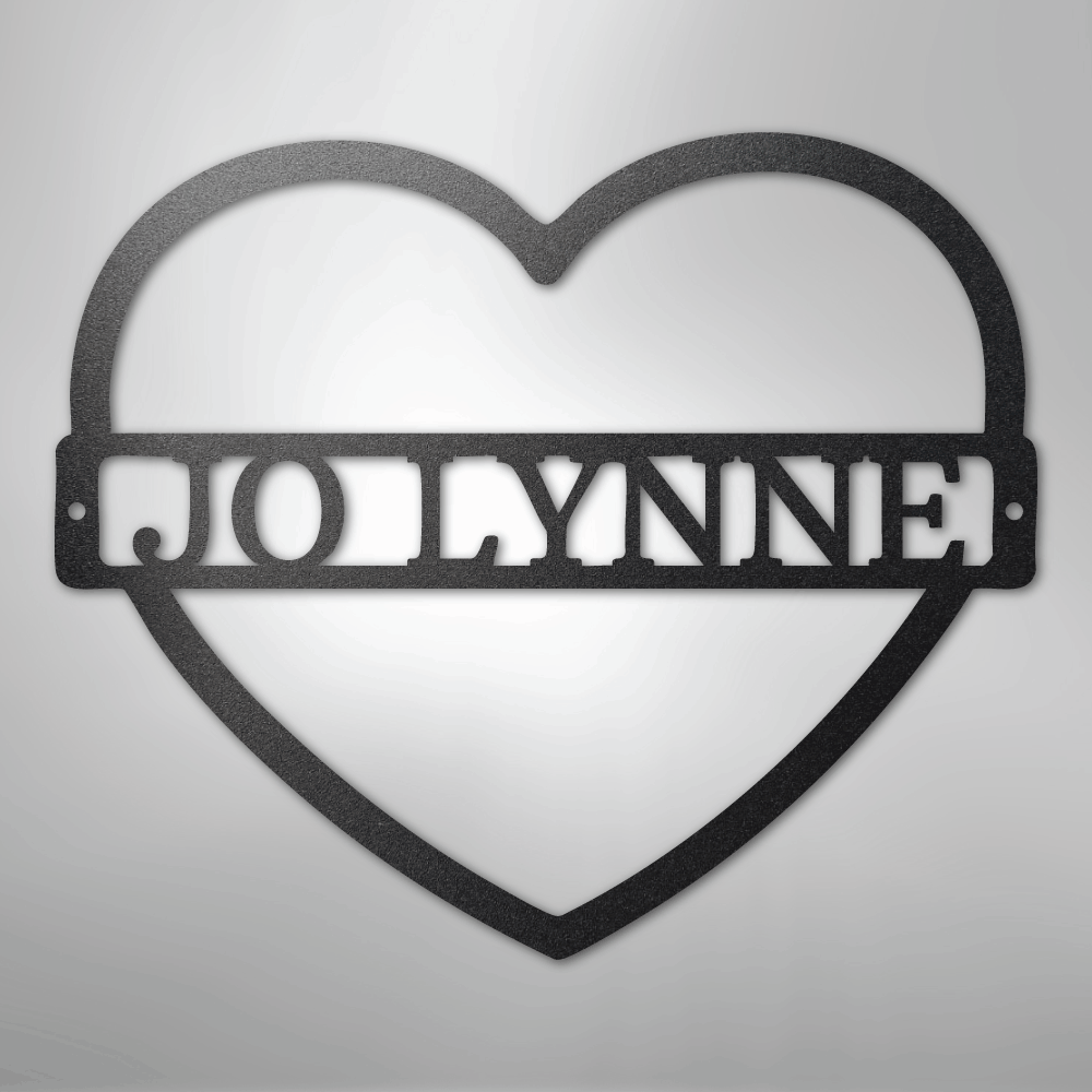 Custom Metal Wall Art - Personalized Mom Name Sign