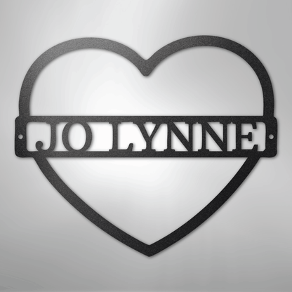Custom Metal Wall Art - Personalized Mom Name Sign