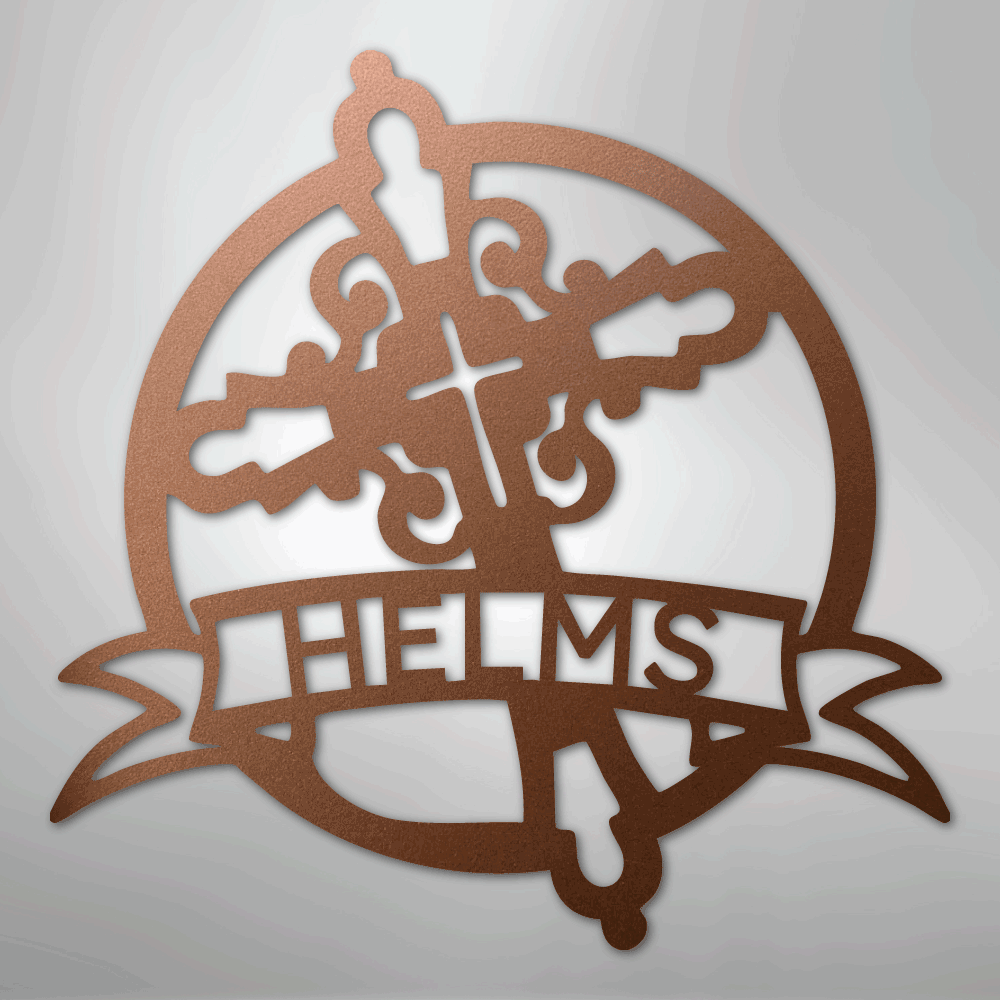 Custom Metal Wall Art - Personalized Christian Sign Copper