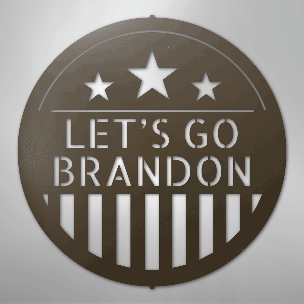 Custom Metal Wall Art - Personalized Patriotic Sign Stone