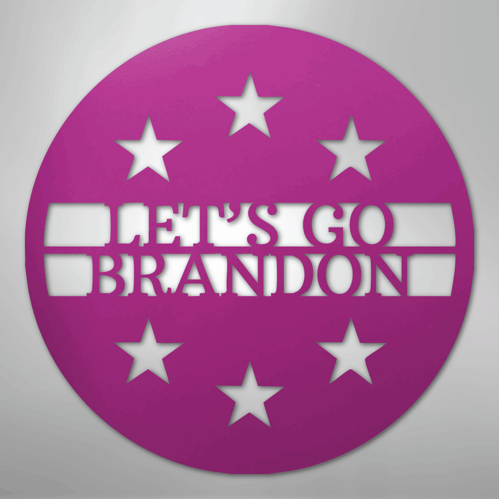 Custom Metal Wall Art - Personalized Patriotic Sign Purple
