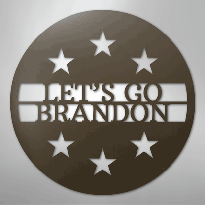 Custom Metal Wall Art - Personalized Patriotic Sign Stone