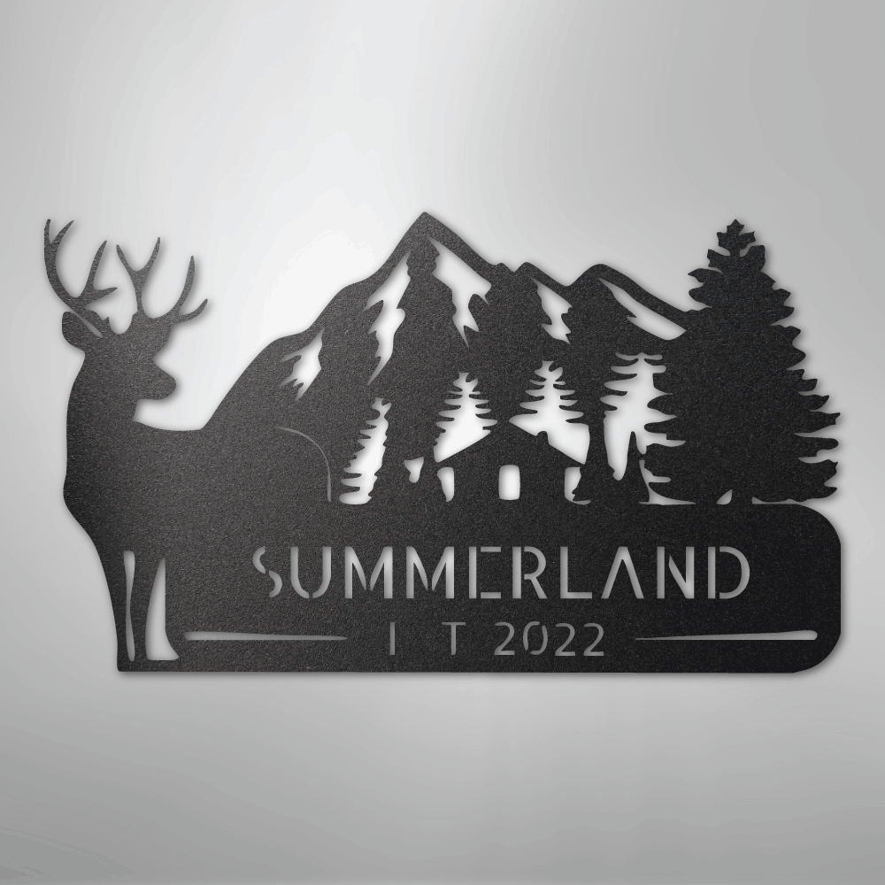 Custom Metal Wall Art - Personalized Farmhouse Sign