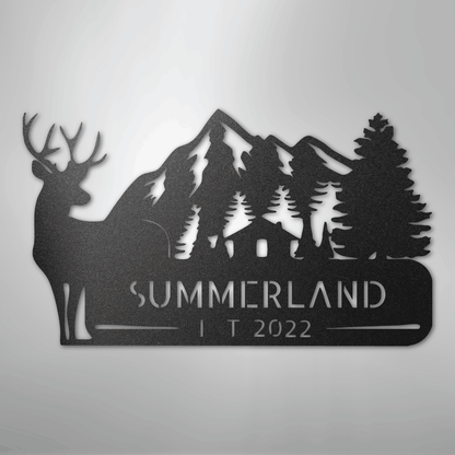 Custom Metal Wall Art - Personalized Farmhouse Sign