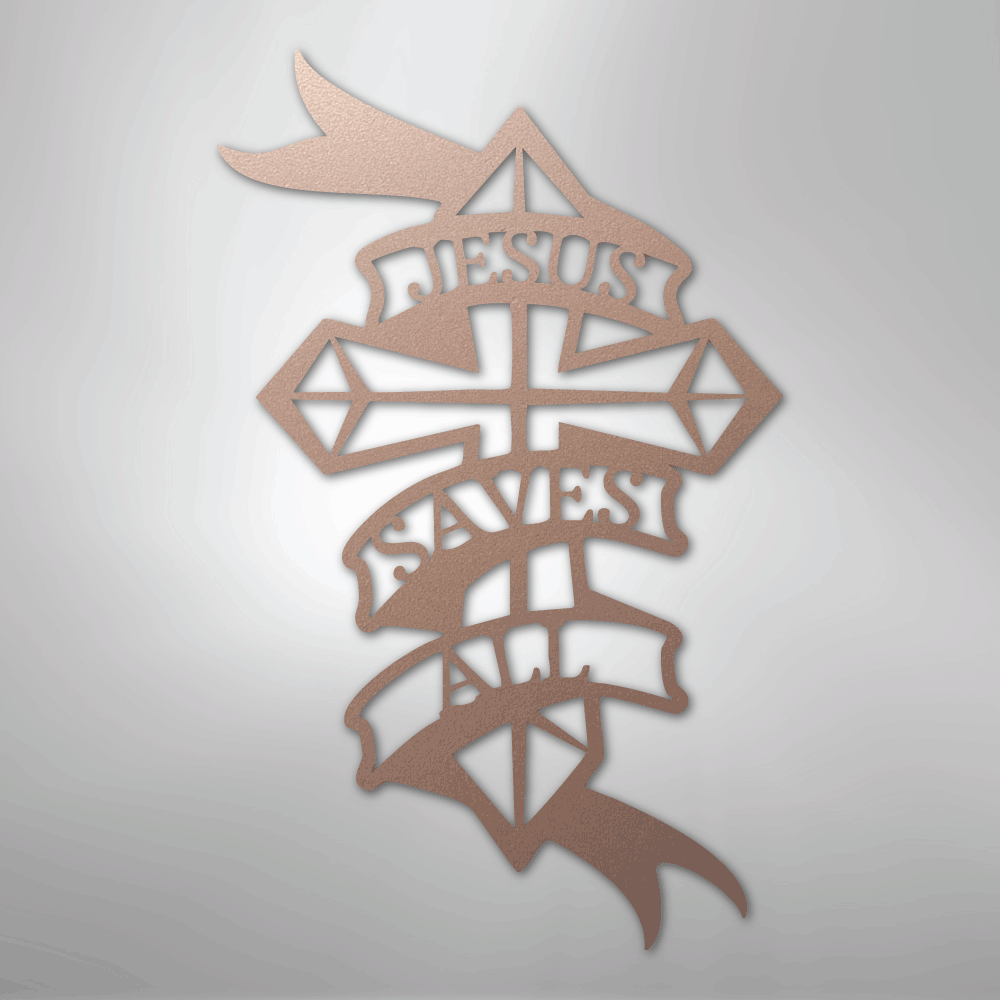 Metal Wall Art - Christian Sign Rose