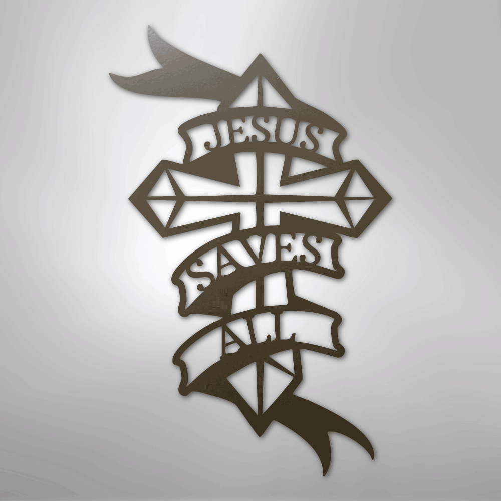 Metal Wall Art - Christian Sign Stone