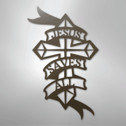 Metal Wall Art - Christian Sign Stone