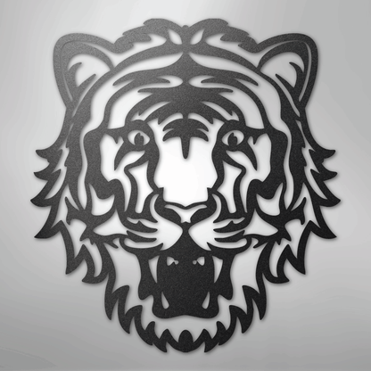 Metal Wall Art - Tiger Sign