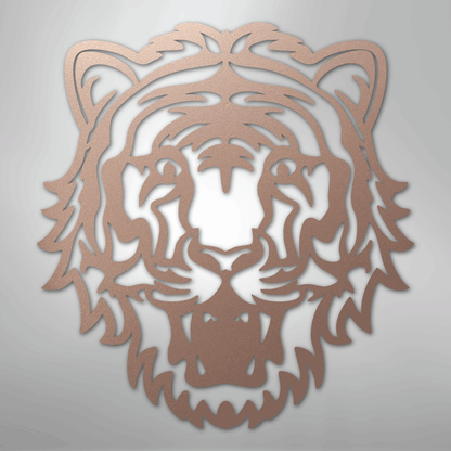 Metal Wall Art - Tiger Sign Rose