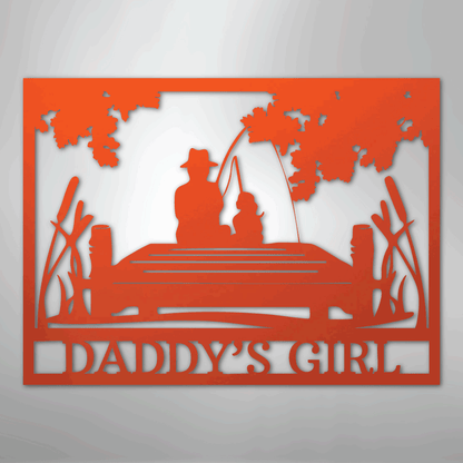 Custom Metal Wall Art - Personalized Memorial Sign Orange