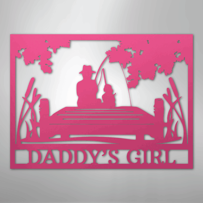 Custom Metal Wall Art - Personalized Memorial Sign Pink