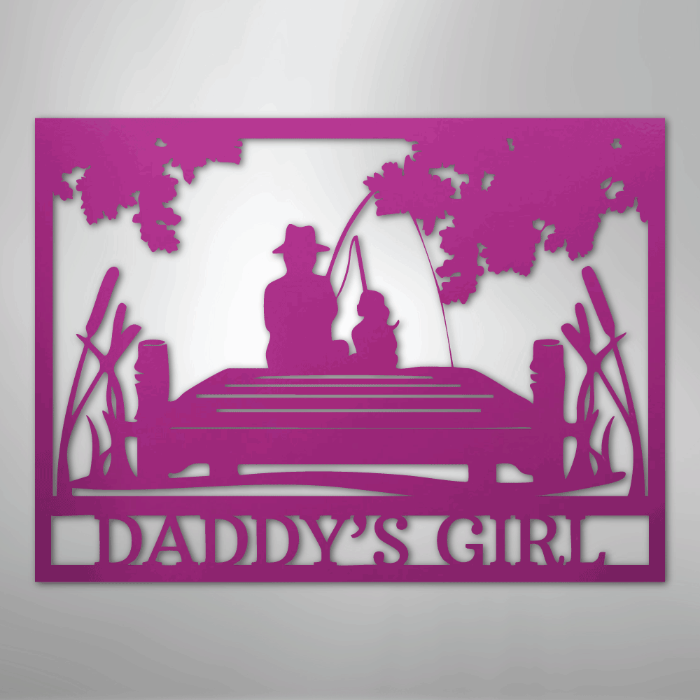 Custom Metal Wall Art - Personalized Memorial Sign Purple