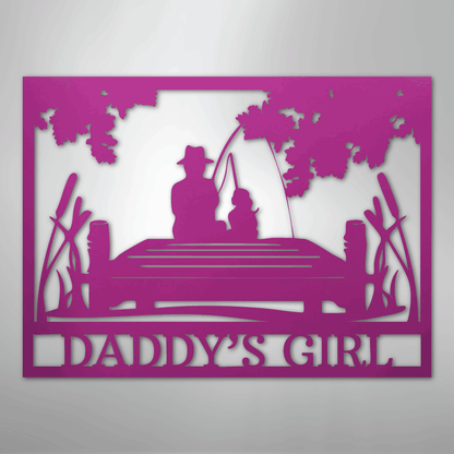 Custom Metal Wall Art - Personalized Memorial Sign Purple
