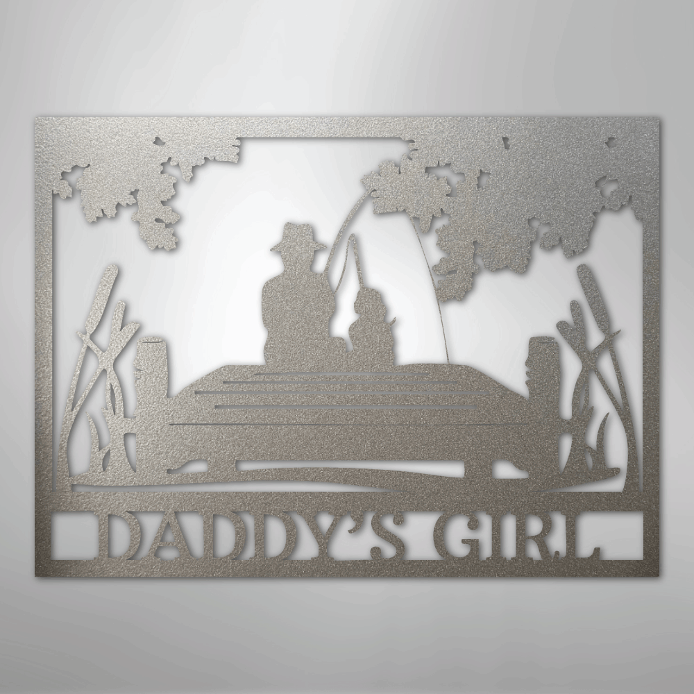 Custom Metal Wall Art - Personalized Memorial Sign Silver