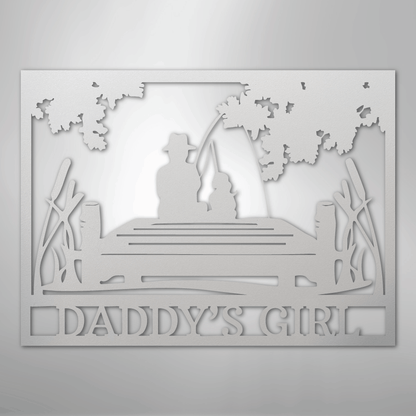 Custom Metal Wall Art - Personalized Memorial Sign White