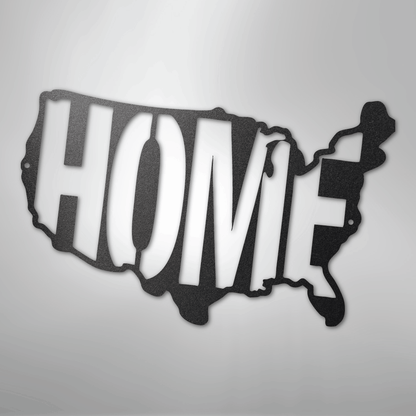 Metal Wall Art - American Patriotic Home Sign
